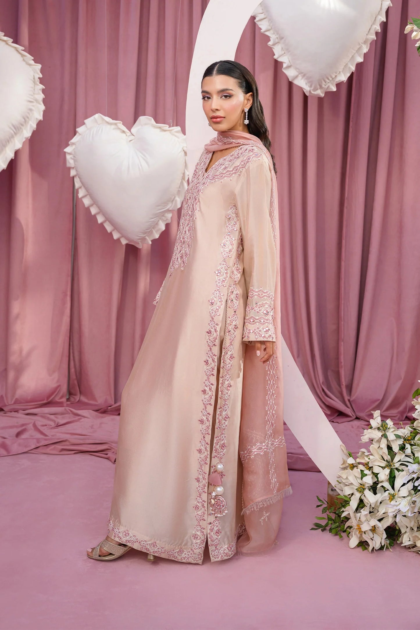 Blush Pink |  Eid Duo '26 | Flairs Studio
