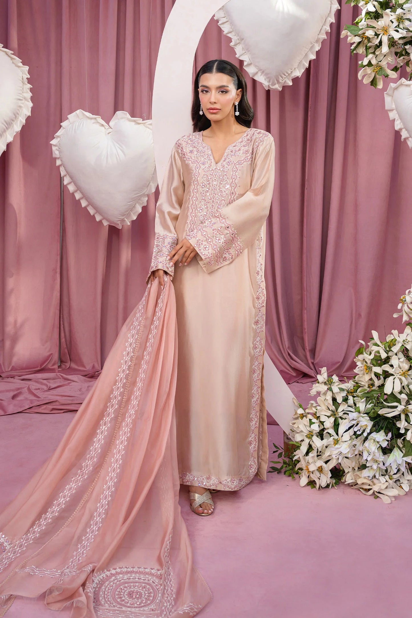 Blush Pink |  Eid Duo '26 | Flairs Studio