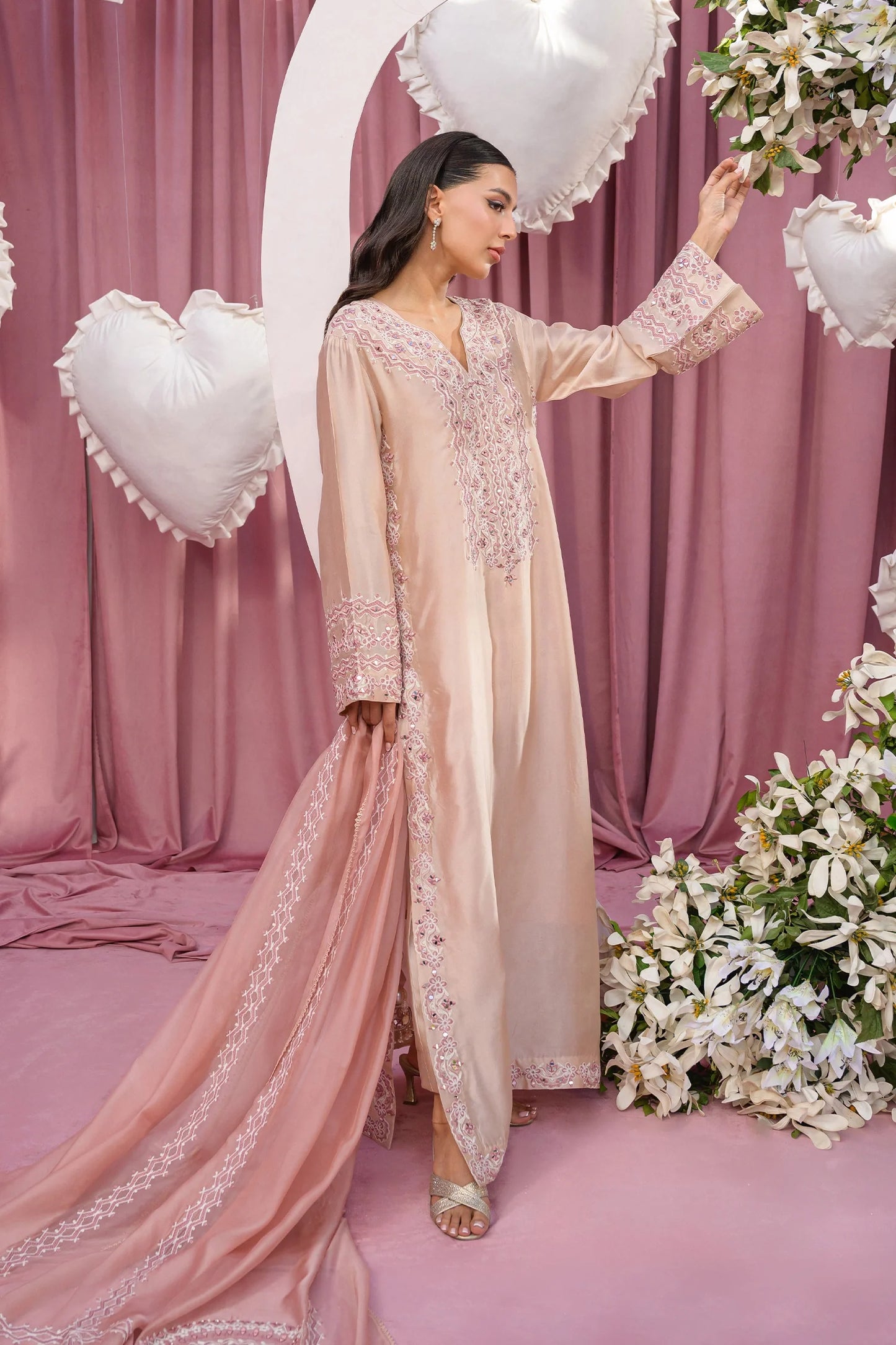 Blush Pink |  Eid Duo '26 | Flairs Studio