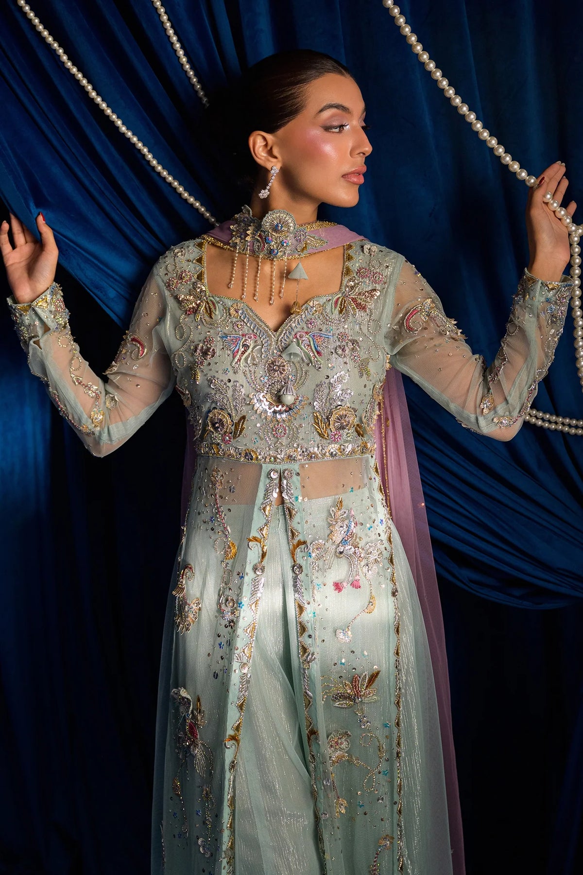 Sky Mist |  Ayra Festive Formals '26 | Flairs Studio