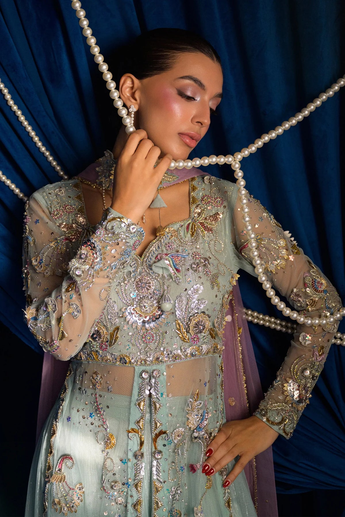 Sky Mist |  Ayra Festive Formals '26 | Flairs Studio