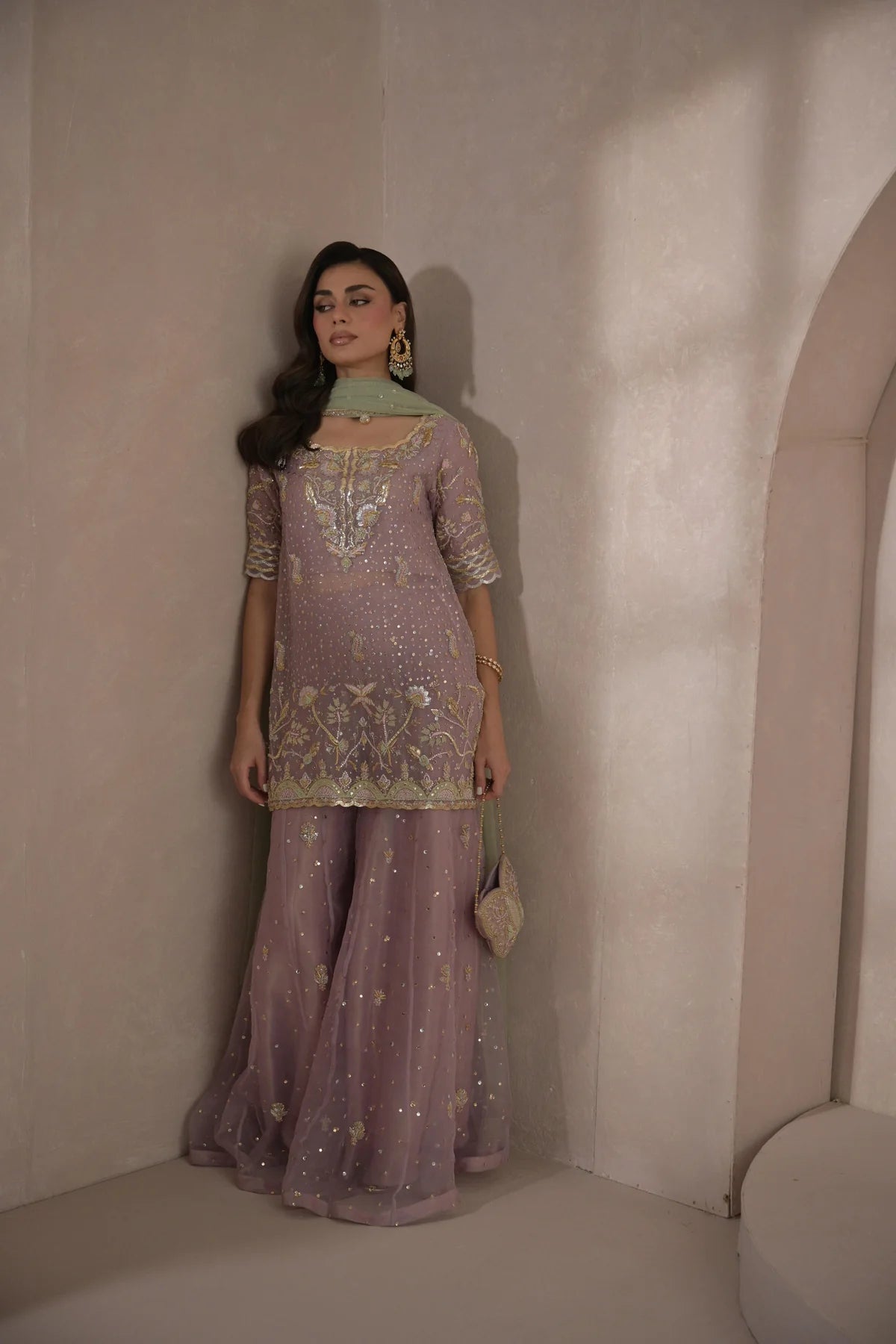 AVIA LILAC FULL SET | ZEINA FESTIVE FORMALS | NIMRAH HAFSA