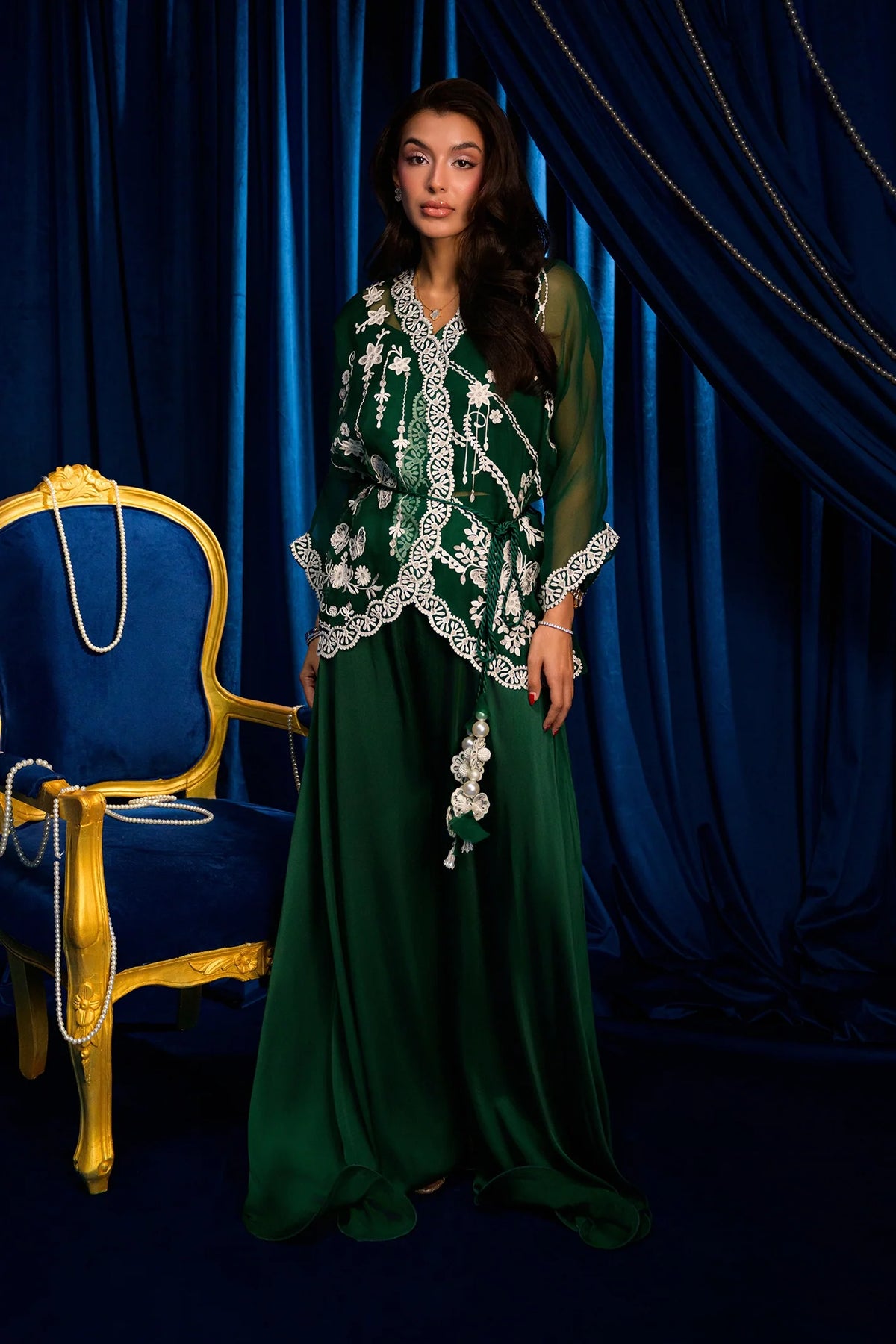 Emerald Crumble |  Ayra Festive Formals '26 | Flairs Studio