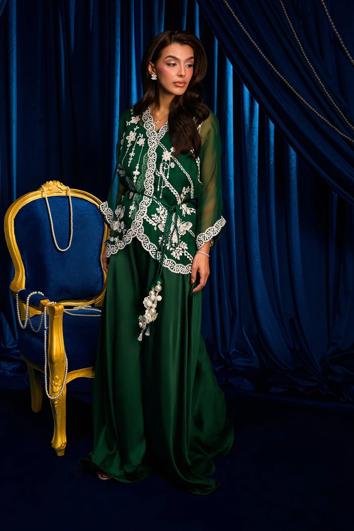 Emerald Crumble |  Ayra Festive Formals '26 | Flairs Studio