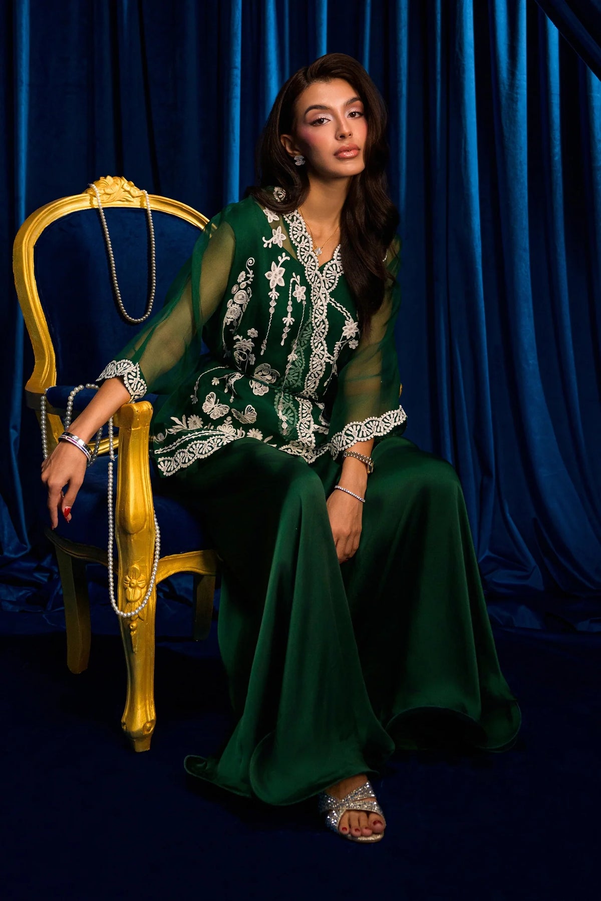 Emerald Crumble |  Ayra Festive Formals '26 | Flairs Studio