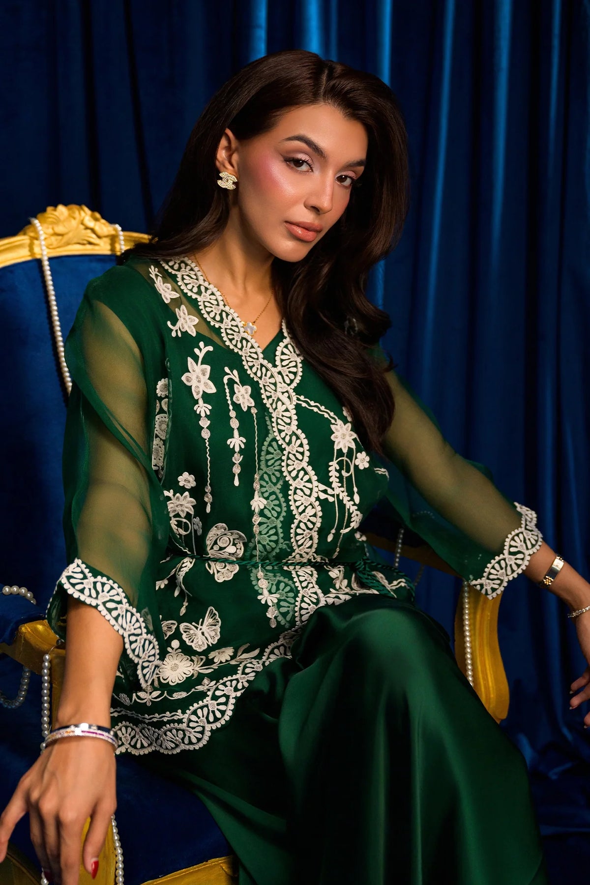 Emerald Crumble |  Ayra Festive Formals '26 | Flairs Studio