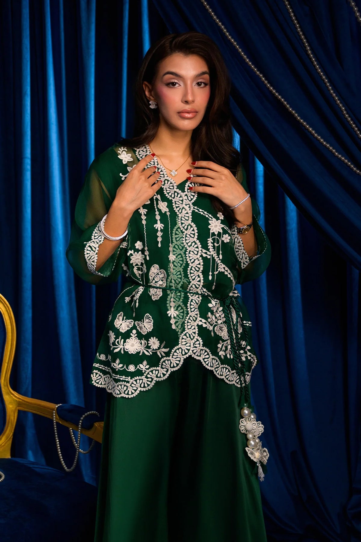Emerald Crumble |  Ayra Festive Formals '26 | Flairs Studio