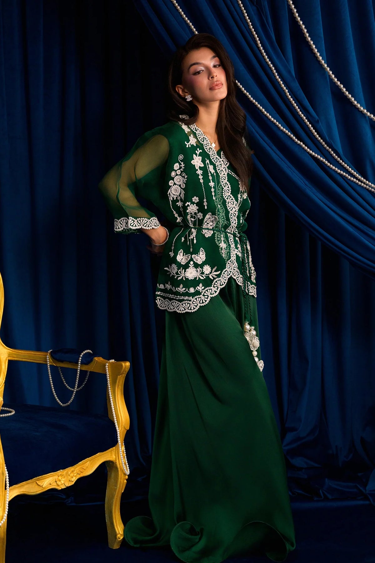 Emerald Crumble |  Ayra Festive Formals '26 | Flairs Studio