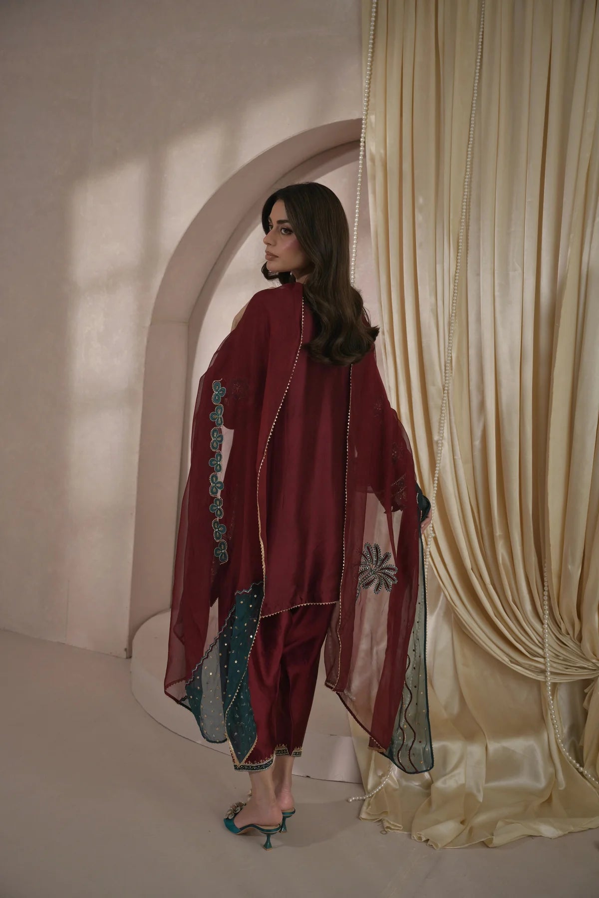 ROSA TEAL FULL SET | ZEINA FESTIVE FORMALS | NIMRAH HAFSA