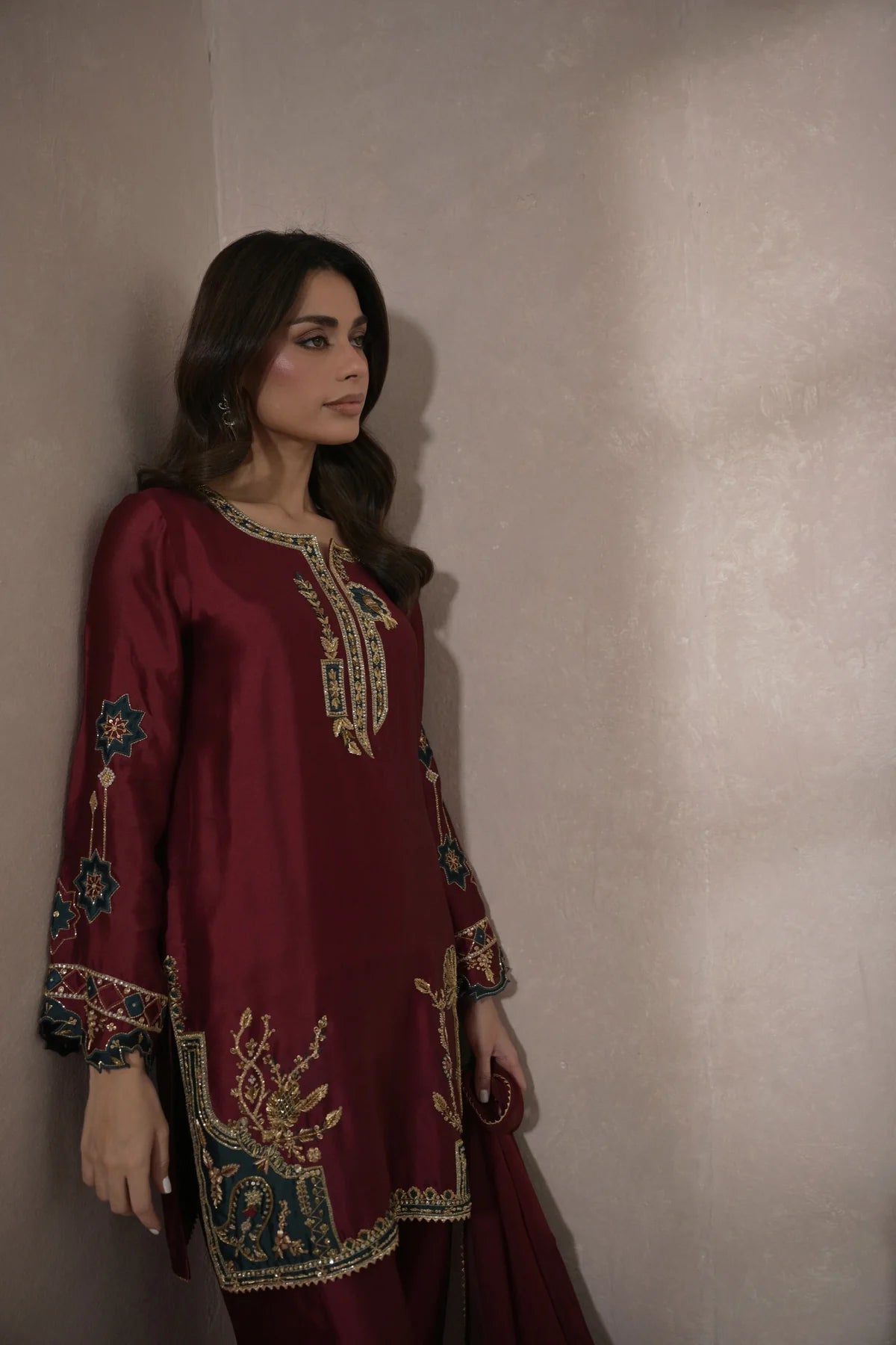 ROSA TEAL FULL SET | ZEINA FESTIVE FORMALS | NIMRAH HAFSA