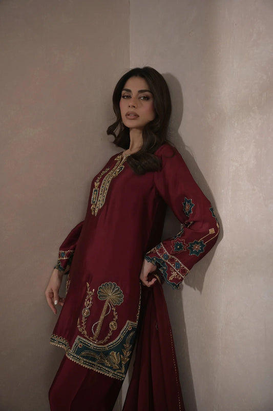 ROSA TEAL FULL SET | ZEINA FESTIVE FORMALS | NIMRAH HAFSA