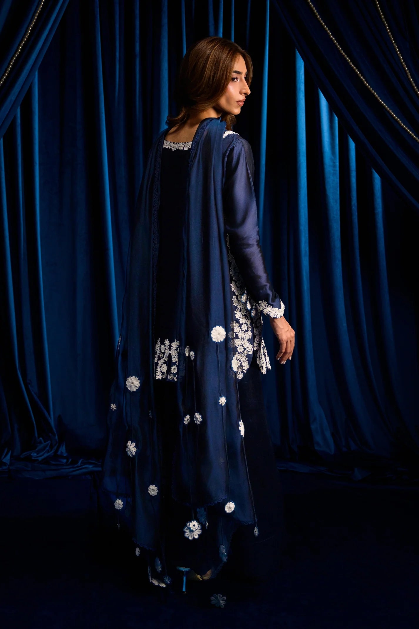 Blueberry Blue |  Ayra Festive Formals '26 | Flairs Studio