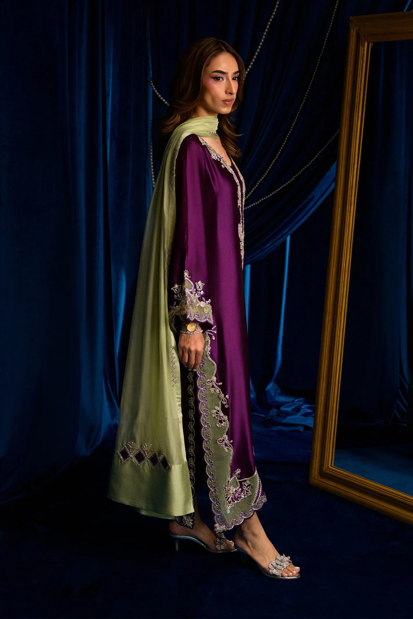 Mulberry Merlot |  Ayra Festive Formals '26 | Flairs Studio