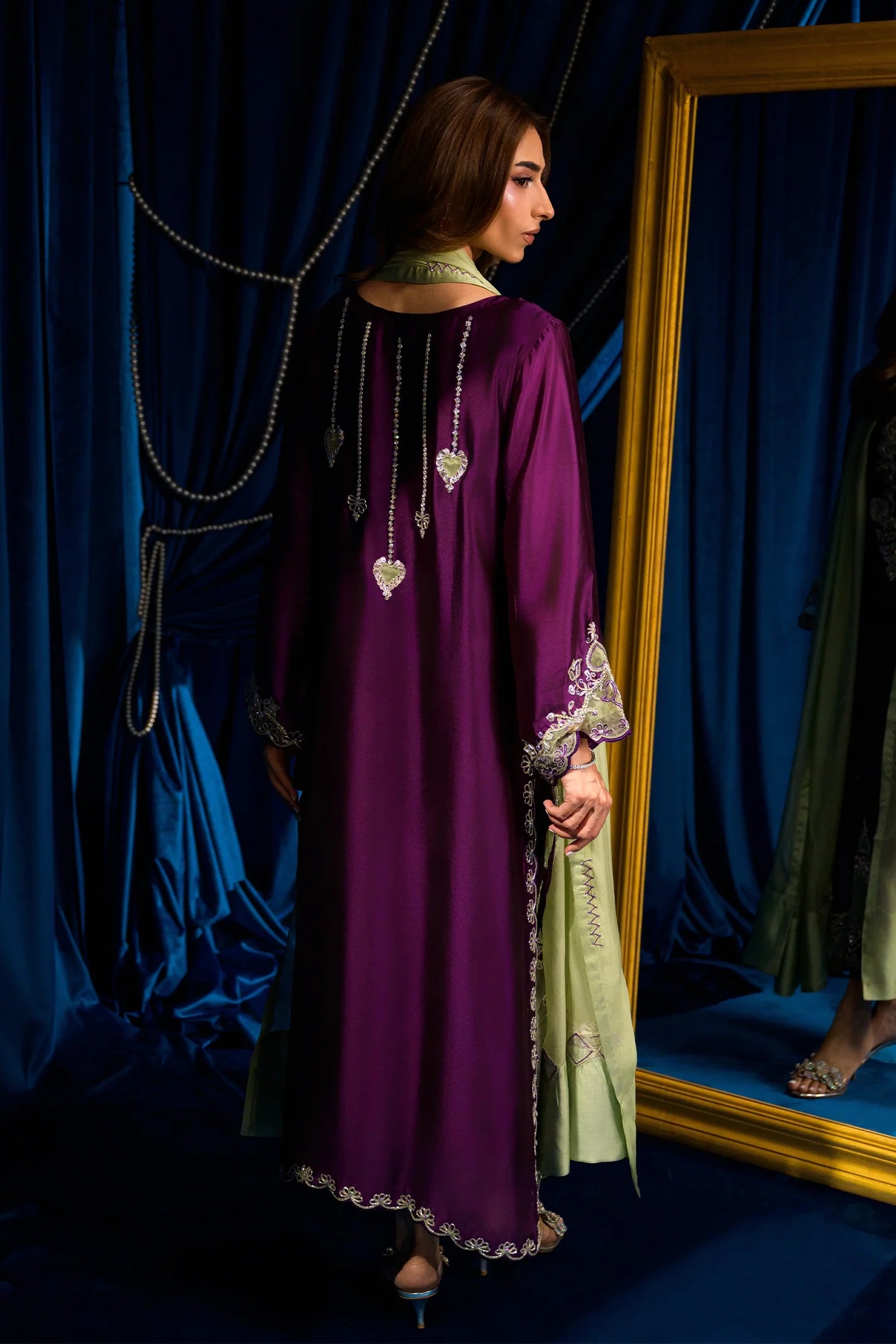 Mulberry Merlot |  Ayra Festive Formals '26 | Flairs Studio