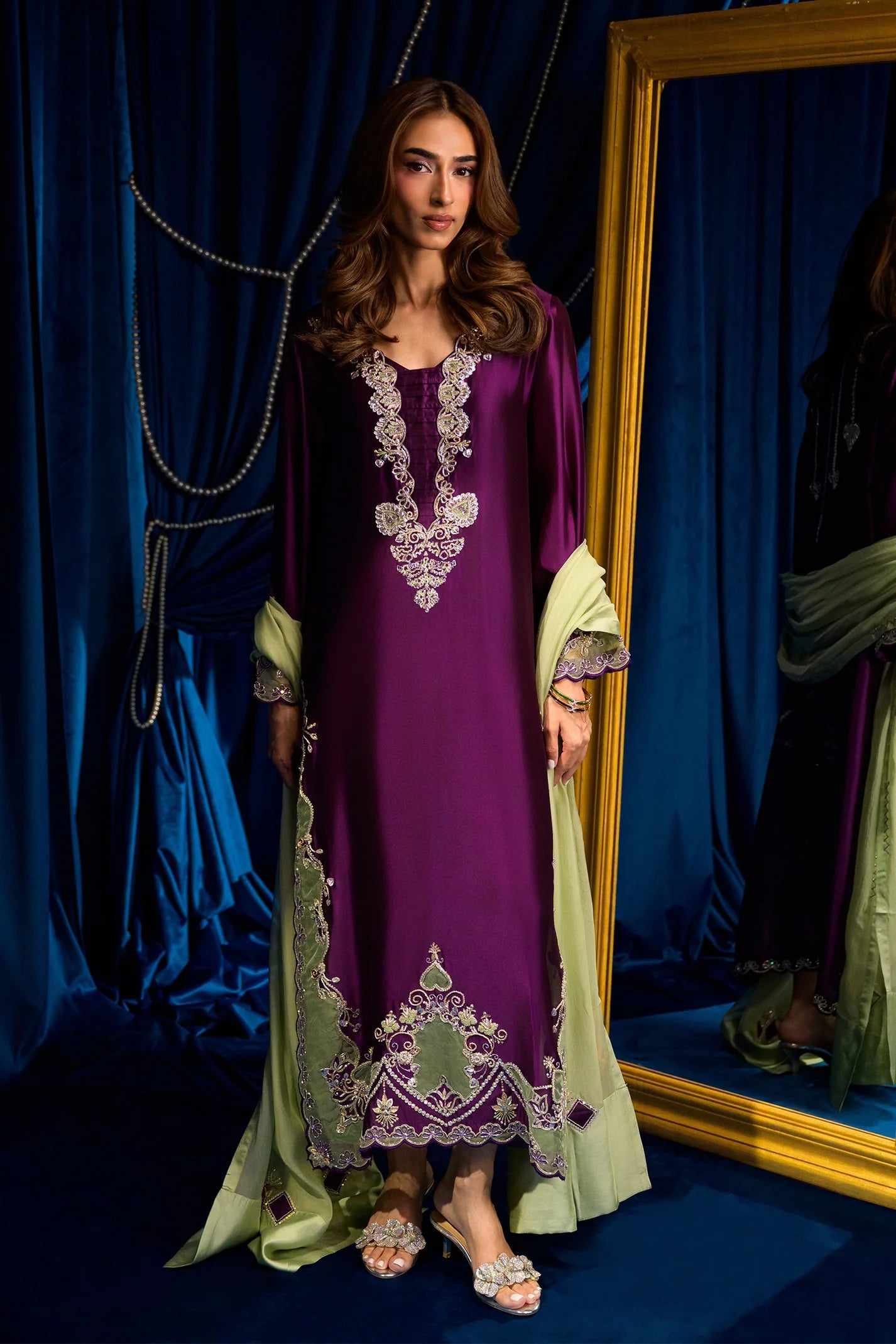 Mulberry Merlot |  Ayra Festive Formals '26 | Flairs Studio