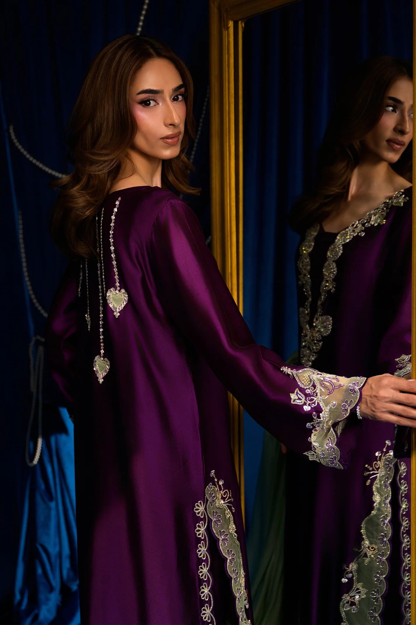 Mulberry Merlot |  Ayra Festive Formals '26 | Flairs Studio
