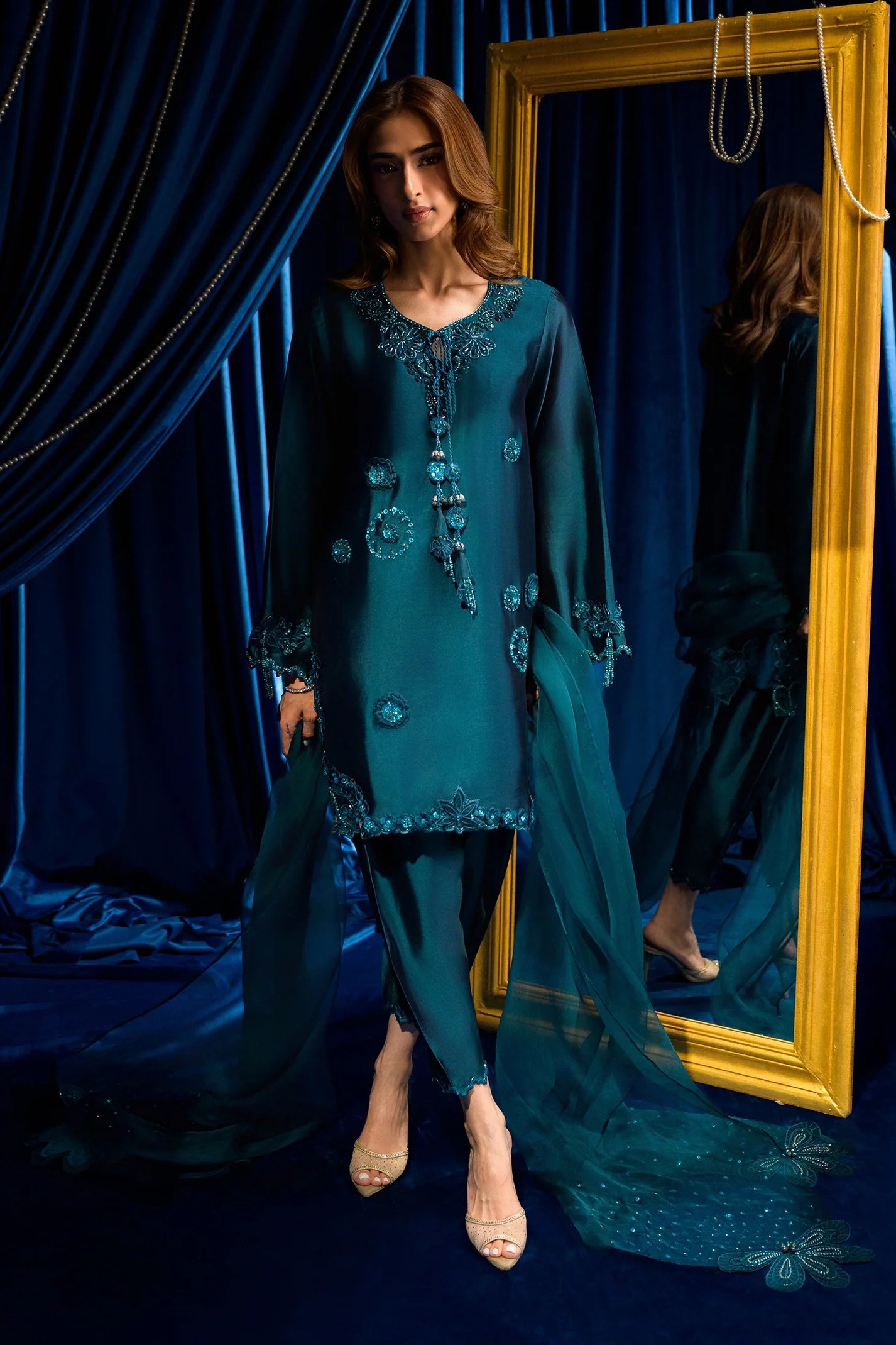 Teal Affair |  Ayra Festive Formals '26 | Flairs Studio