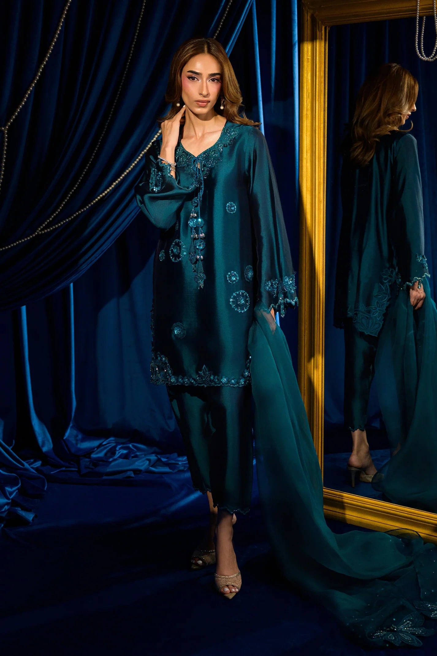 Teal Affair |  Ayra Festive Formals '26 | Flairs Studio