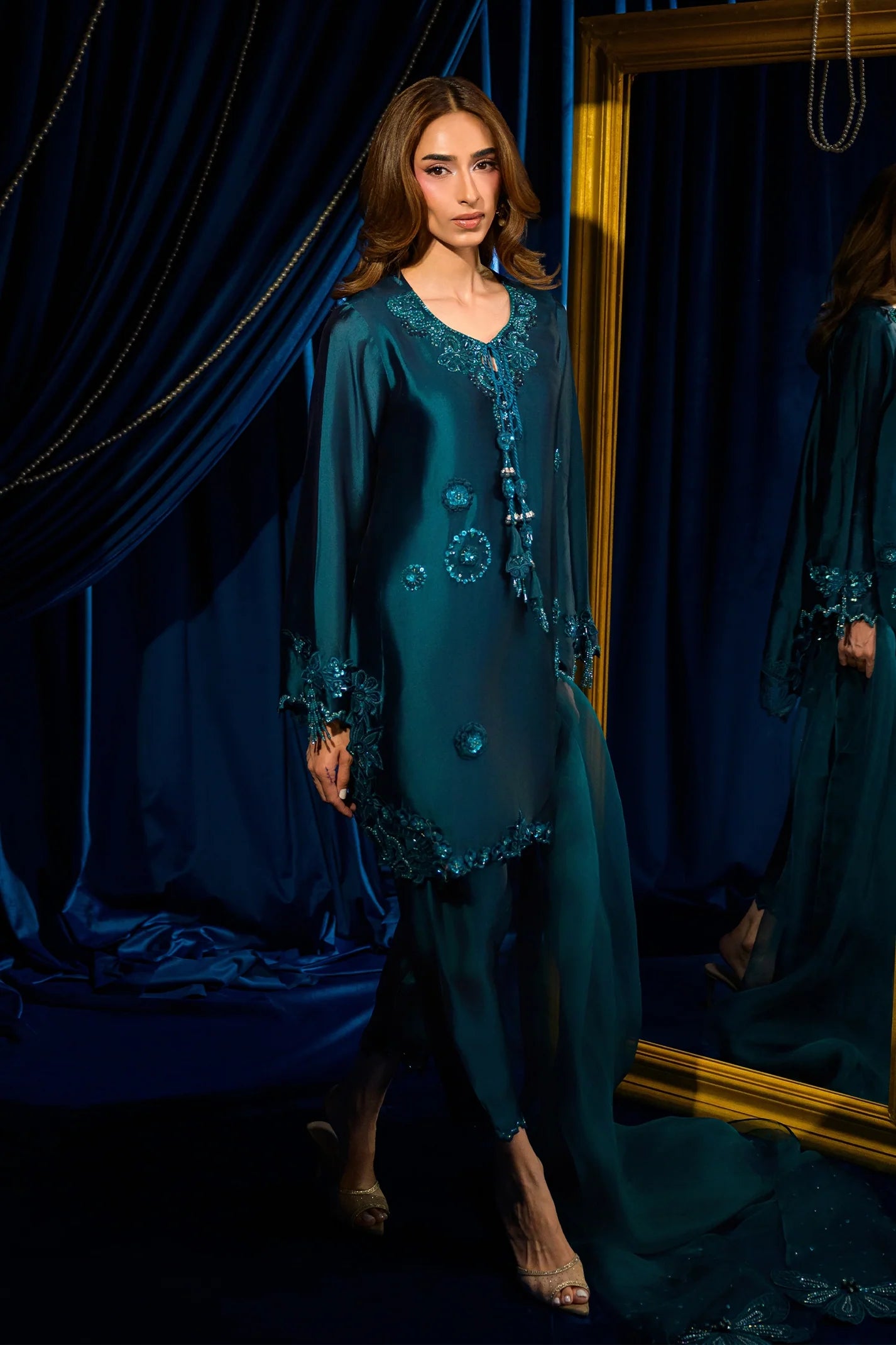 Teal Affair |  Ayra Festive Formals '26 | Flairs Studio