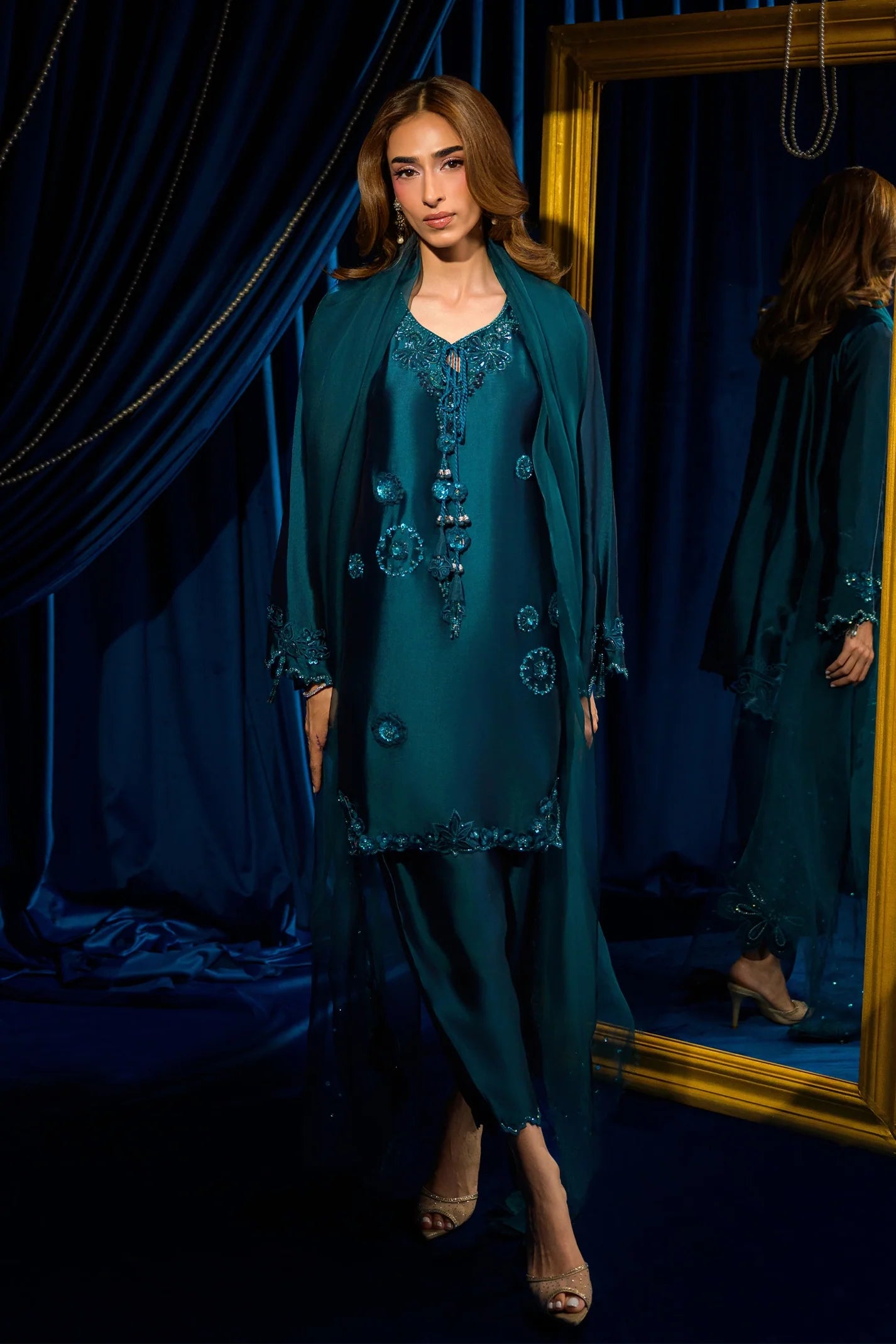 Teal Affair |  Ayra Festive Formals '26 | Flairs Studio
