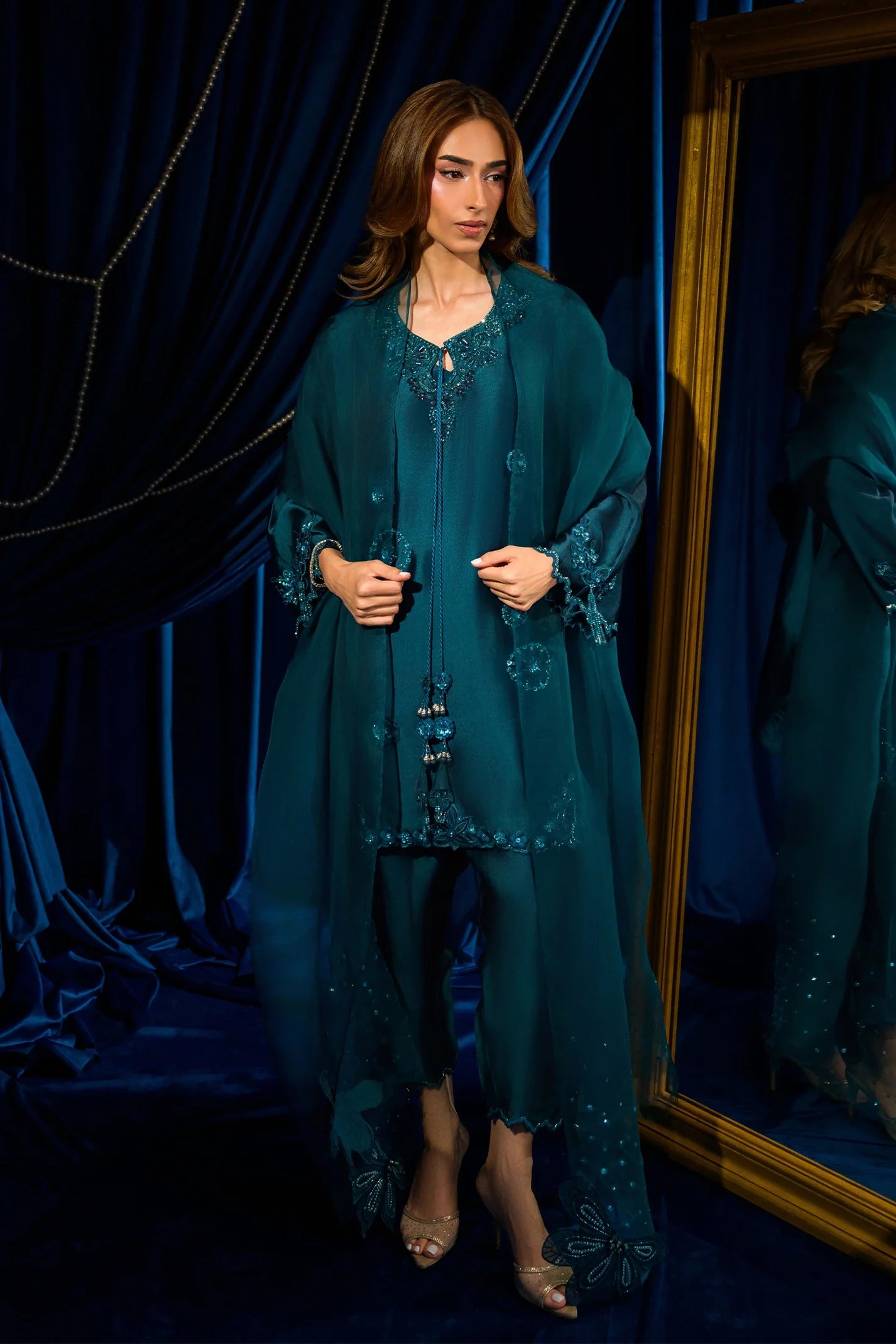 Teal Affair |  Ayra Festive Formals '26 | Flairs Studio