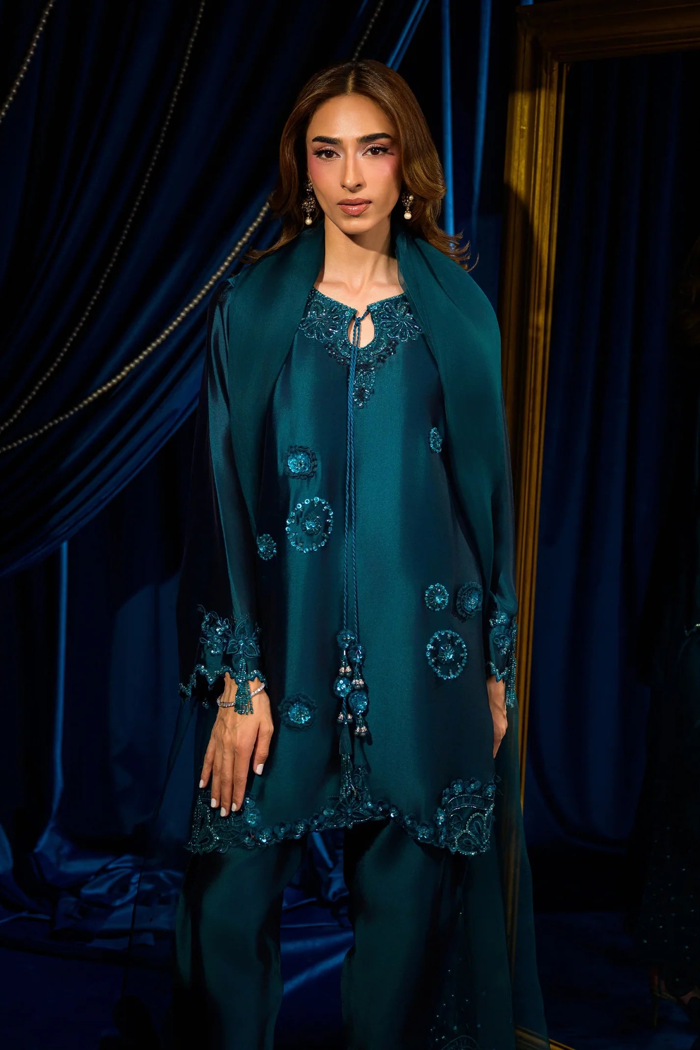Teal Affair |  Ayra Festive Formals '26 | Flairs Studio