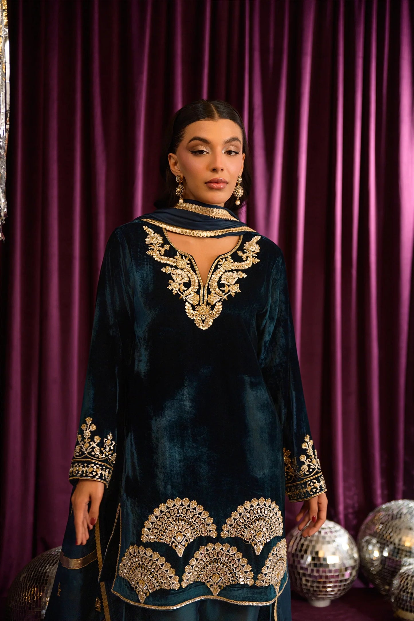 Blue Bird | Mara Velvet Luxe '25 | Flairs Studio