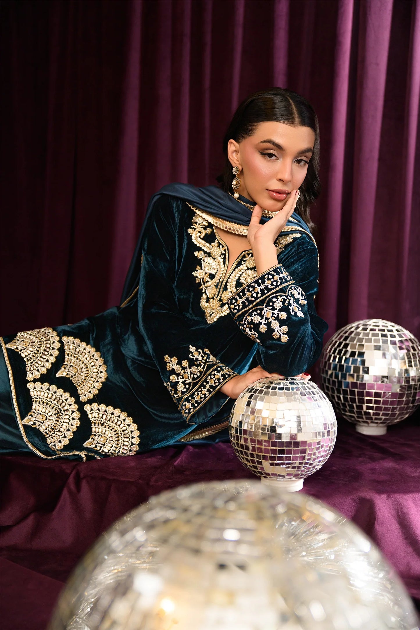 Blue Bird | Mara Velvet Luxe '25 | Flairs Studio