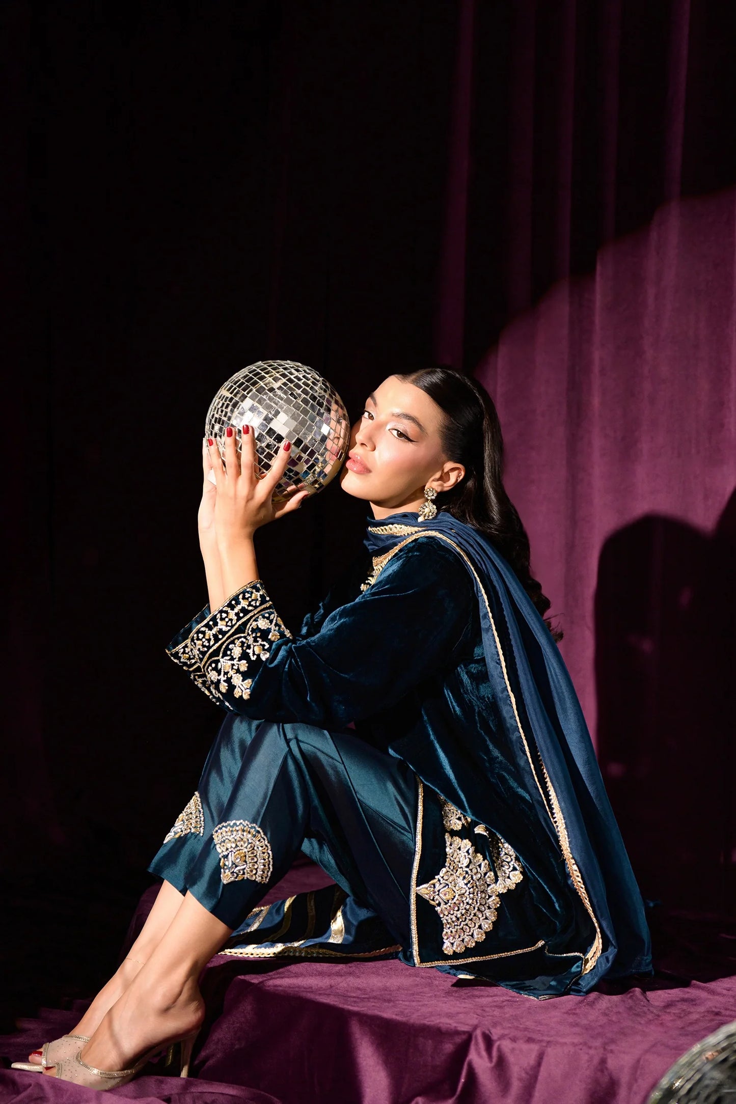 Blue Bird | Mara Velvet Luxe '25 | Flairs Studio