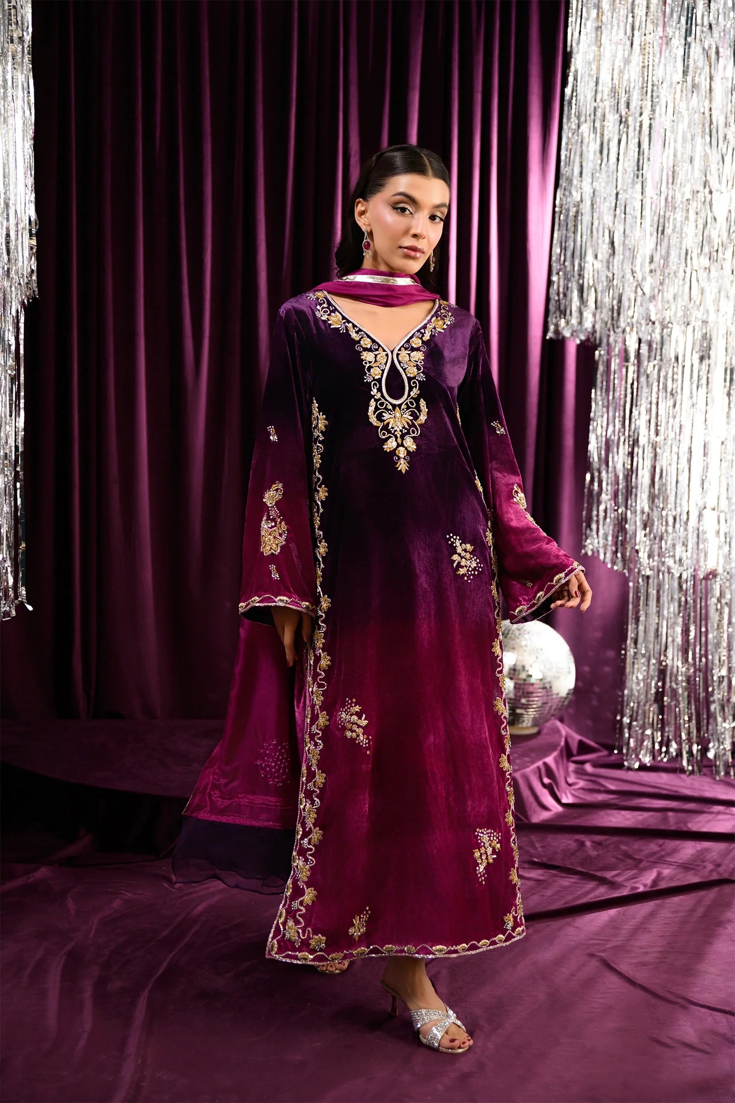 Berry | Mara Velvet Luxe '25 | Flairs Studio