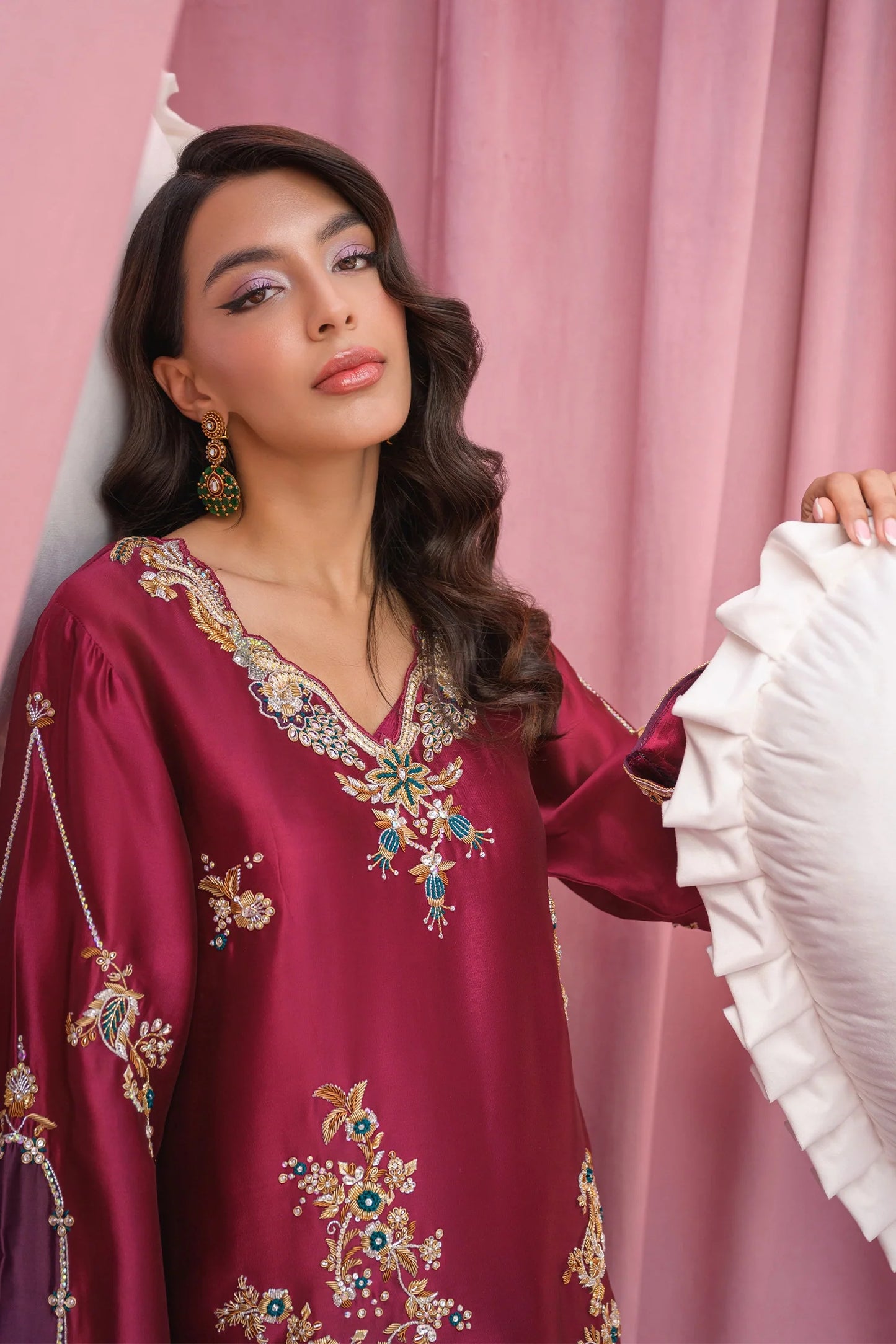 Burgundy |  Eid Duo '26 | Flairs Studio
