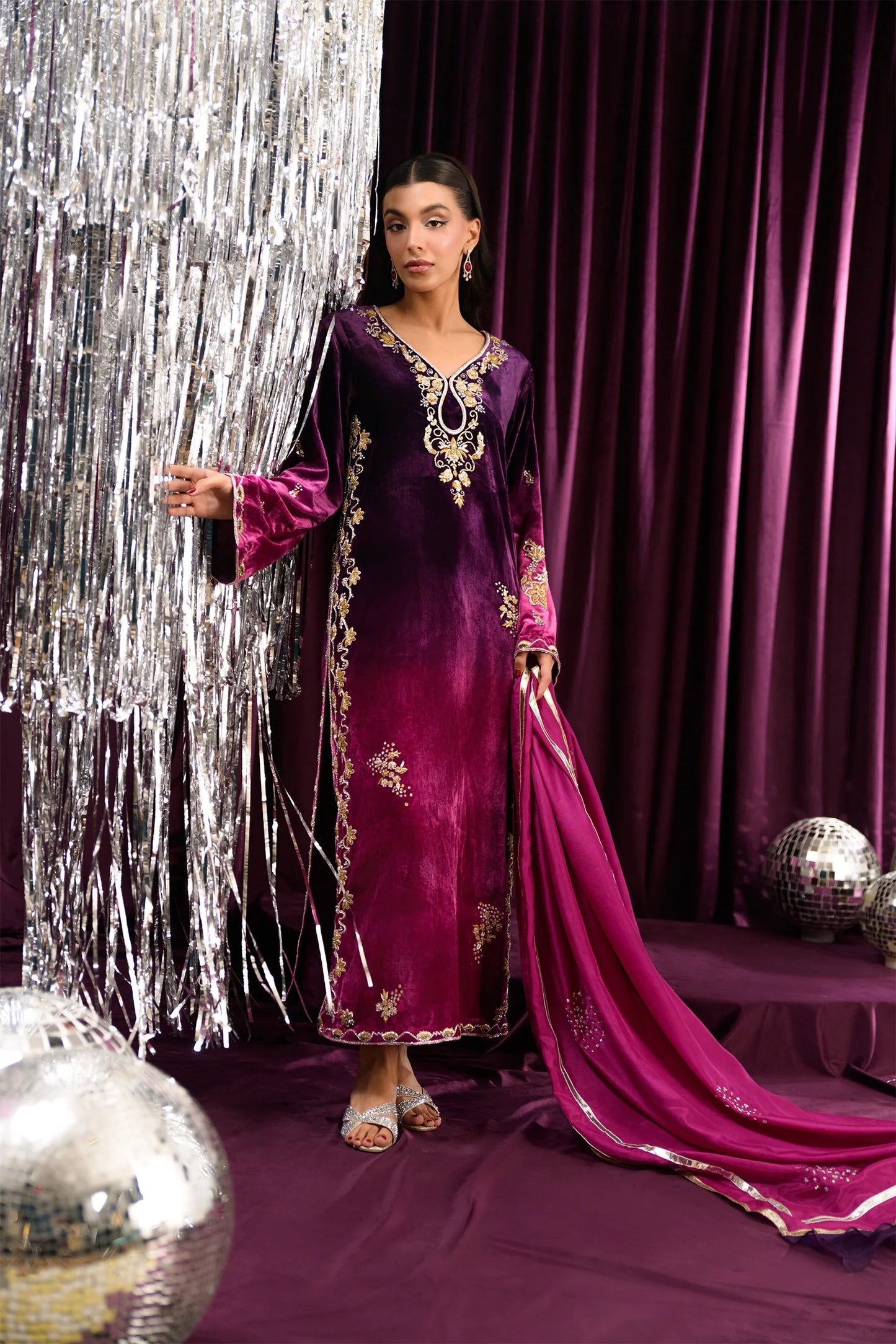 Berry | Mara Velvet Luxe '25 | Flairs Studio