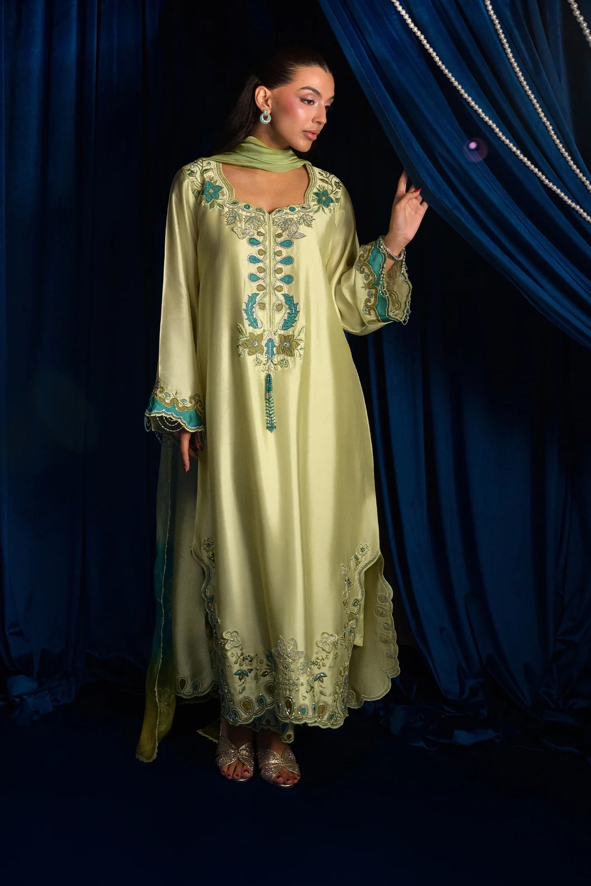Lime Pop |  Ayra Festive Formals '26 | Flairs Studio