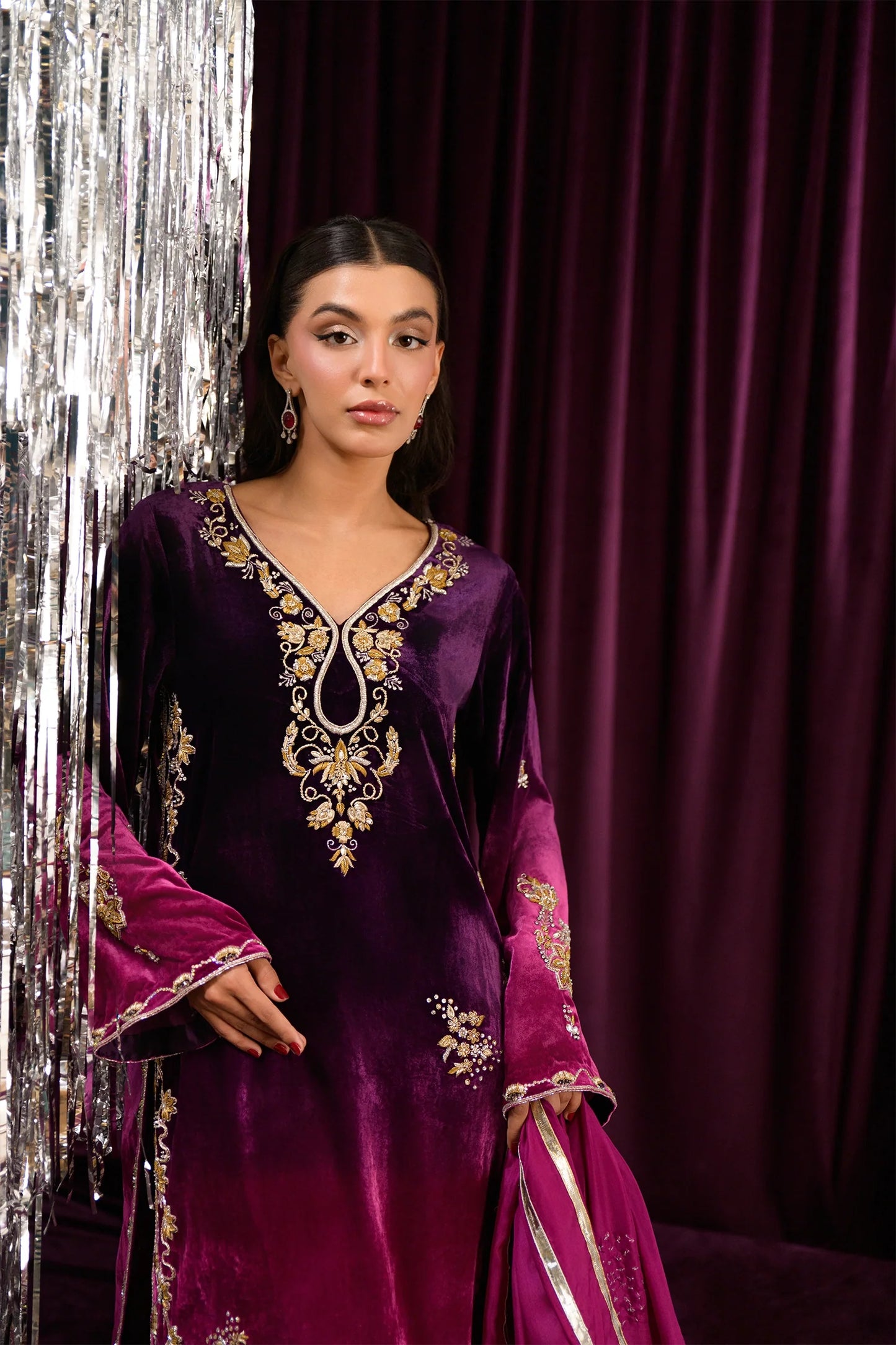 Berry | Mara Velvet Luxe '25 | Flairs Studio