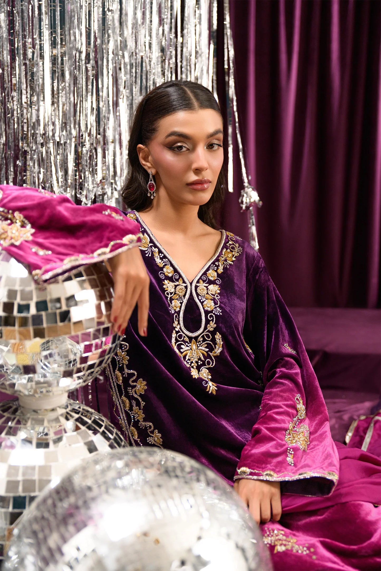 Berry | Mara Velvet Luxe '25 | Flairs Studio