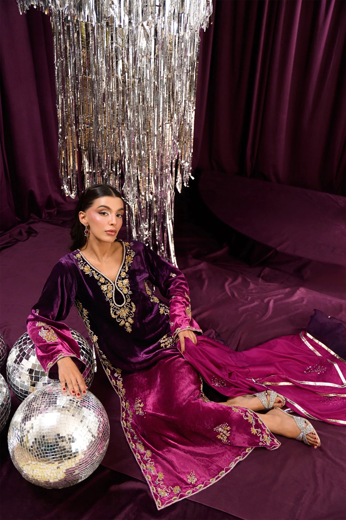 Berry | Mara Velvet Luxe '25 | Flairs Studio