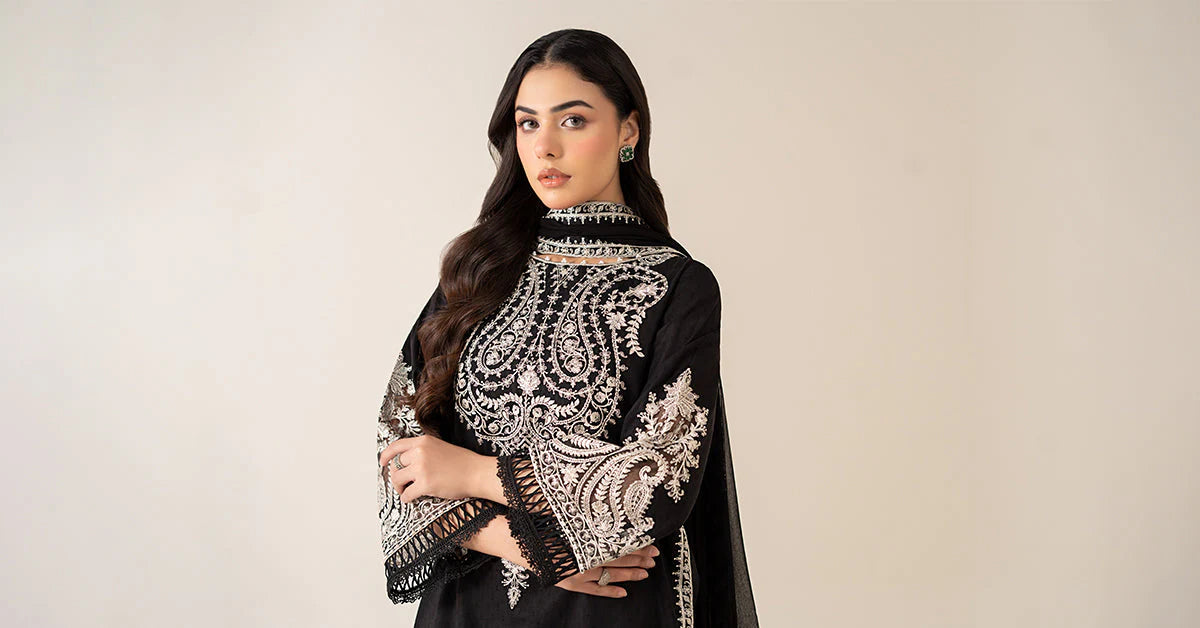 DW-MN25-12-Black | Luxury Pret | MARIA.B