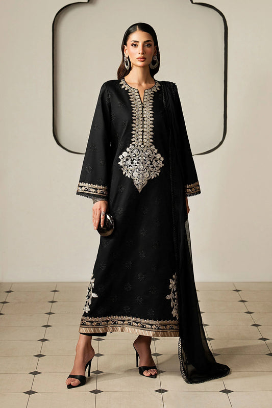 DW-MN26-04 | 3 Piece Embroidered Lawn Suit | MARIA.B