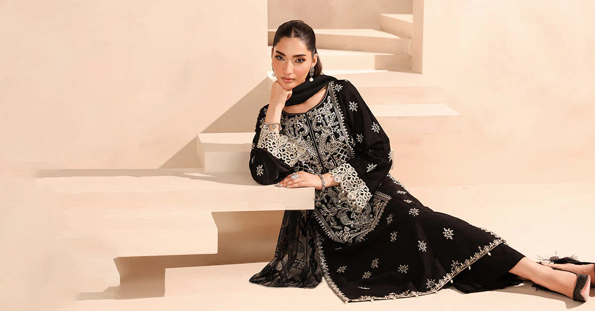 DW-MN25-06-Black | Luxury Pret | MARIA.B