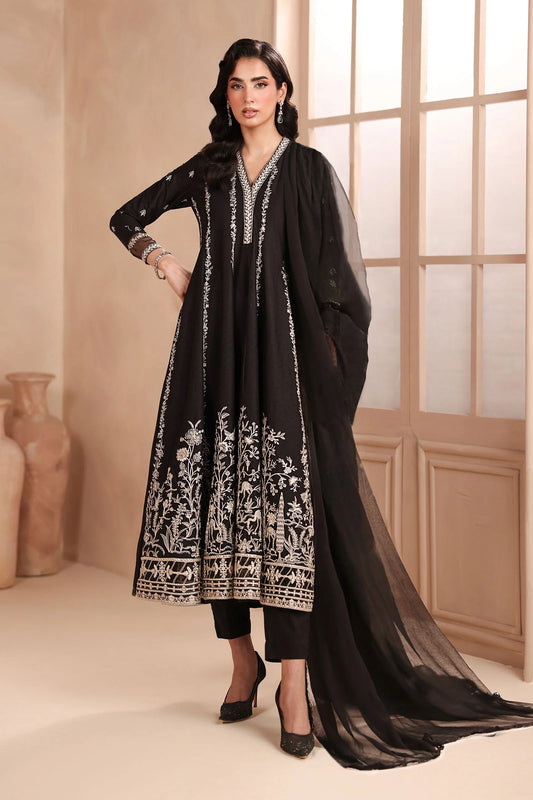DW-MN25-09R1 | 3 Piece Embroidered Lawn Suit | MARIA.B