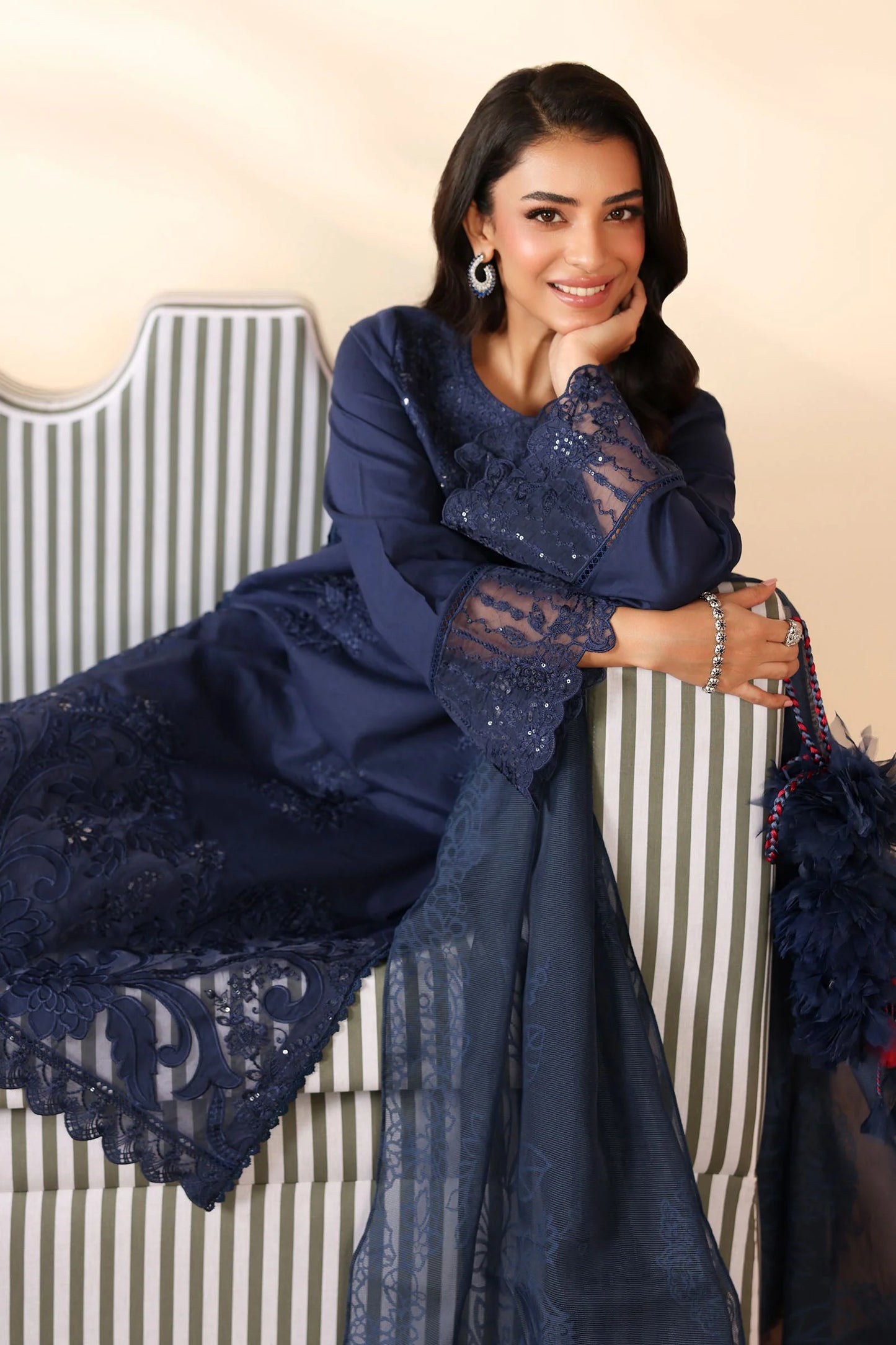 DW-PF25-07-Blue | Luxury Pret | MARIA.B