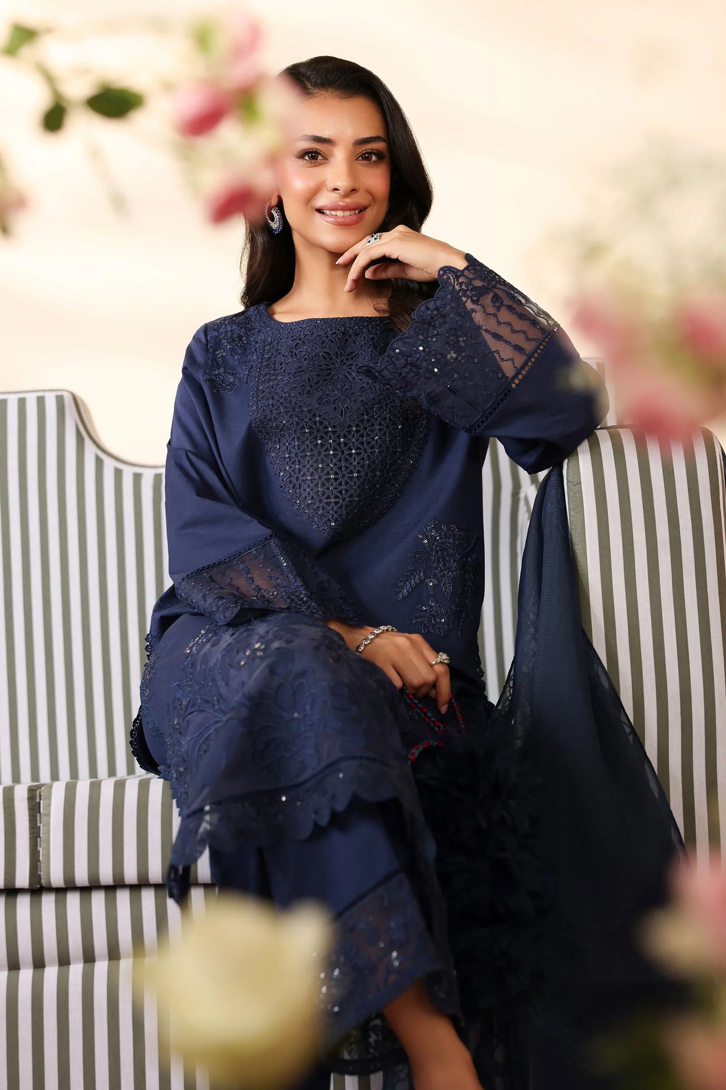 DW-PF25-07-Blue | Luxury Pret | MARIA.B