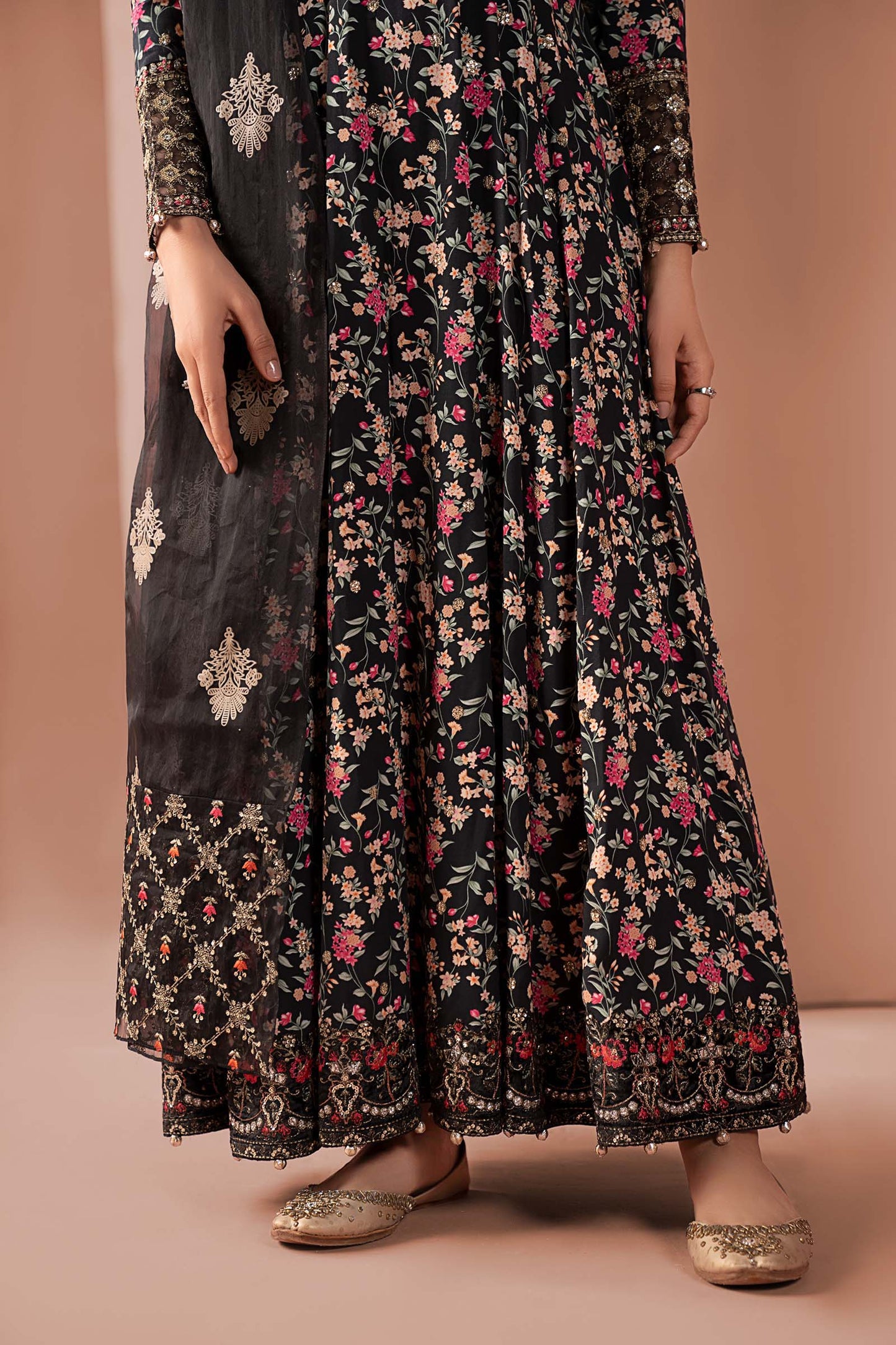 DW-W24-152R1-Black Printed | Luxury Pret | MARIA.B