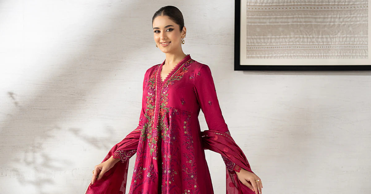 DW-W25-04-Pink | Luxury Pret | MARIA.B