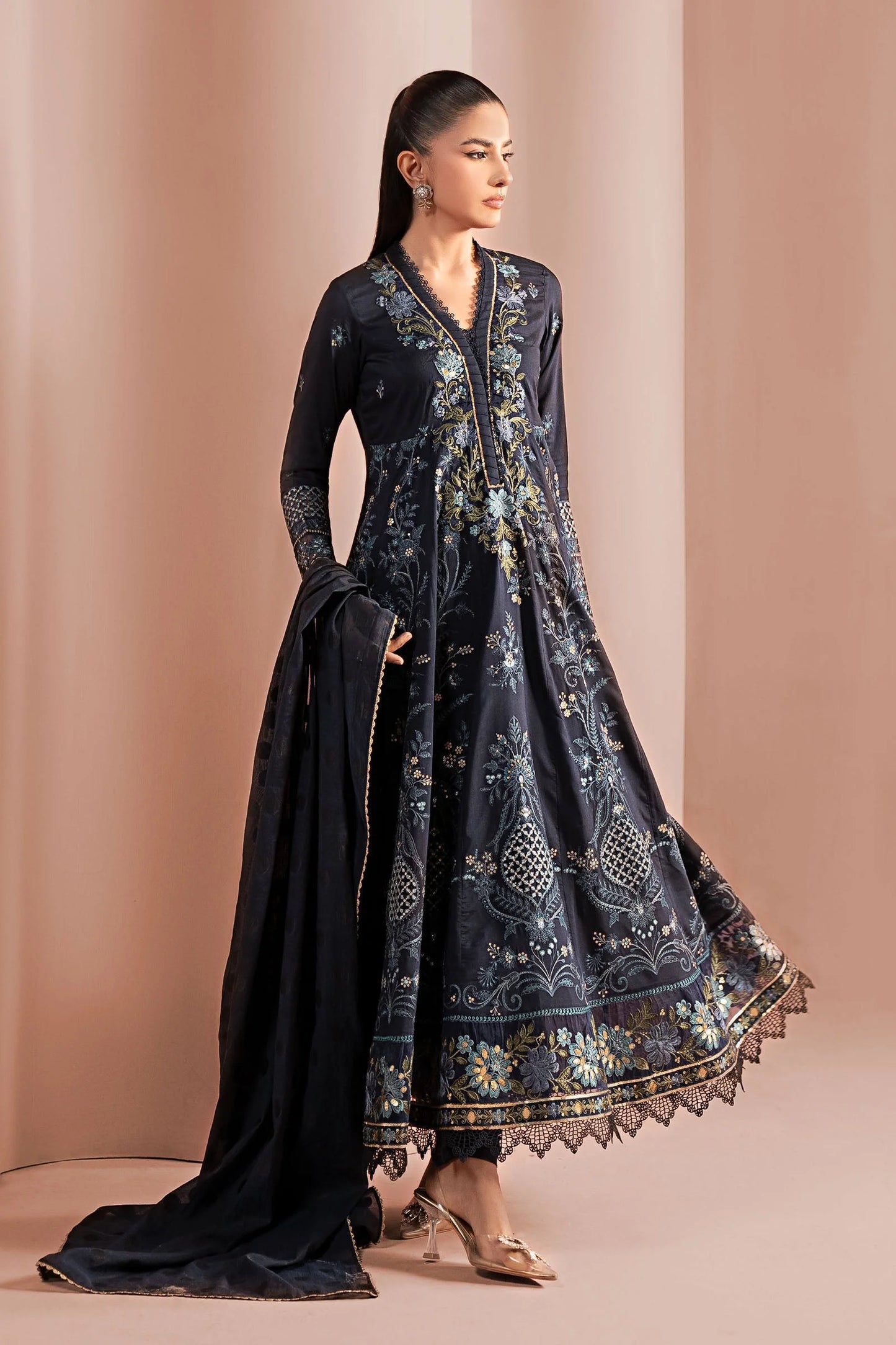 DW-W25-04-Blue | Luxury Pret | MARIA.B