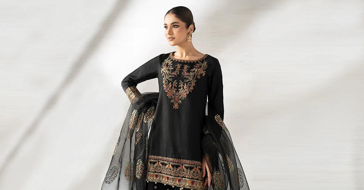 DW-W25-07-Black | Luxury Pret | MARIA.B