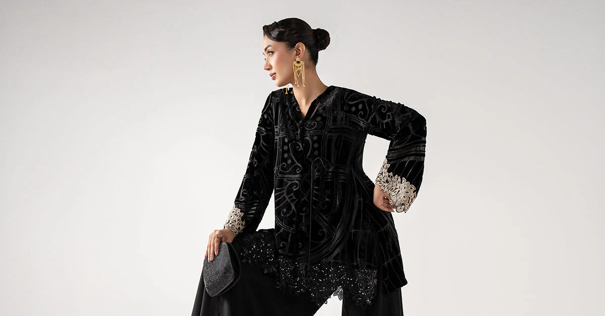 DW-W25-12-Black | Luxury Pret | MARIA.B