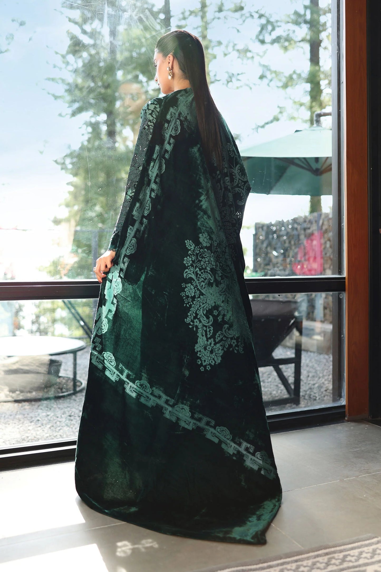 DW-W25-19-Green | Luxury Pret | MARIA.B