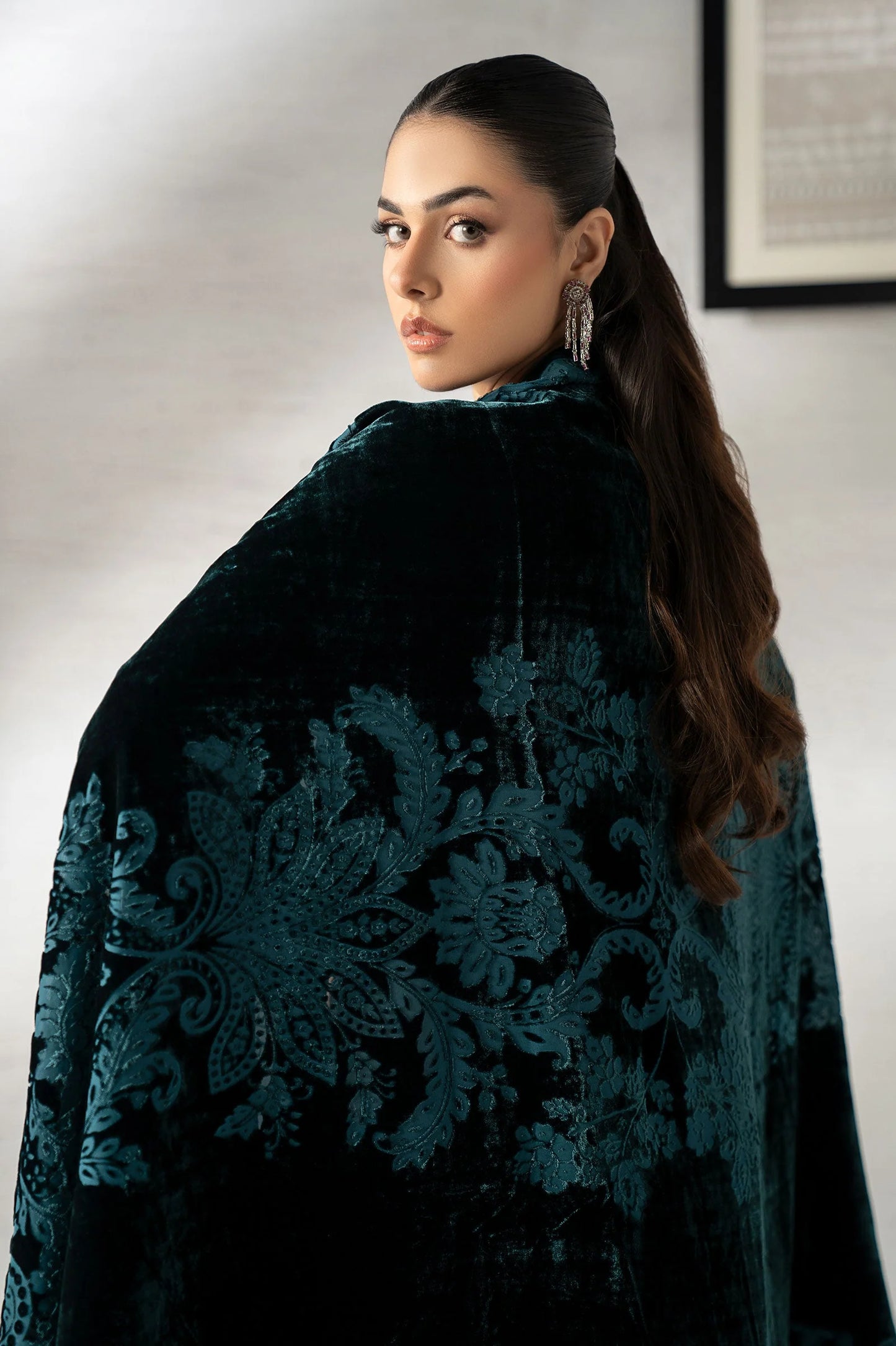 DW-W25-19-Teal | Luxury Pret | MARIA.B