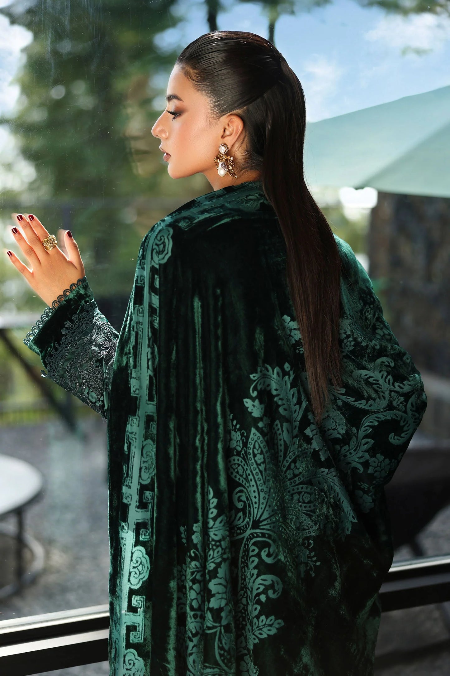 DW-W25-19-Green | Luxury Pret | MARIA.B